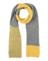 La Fileria Woman Scarf Yellow Size - Alpaca Wool, Polyamide, Virgin Wool In Yellow