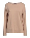 La Fileria Woman Sweater Beige Size 10 Cotton