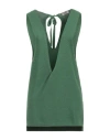 La Fileria Woman Sweater Green Size 6 Cotton In Green
