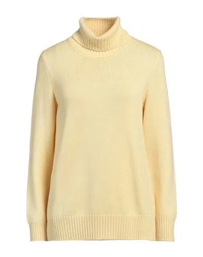 La Fileria Woman Turtleneck Yellow Size 16 Virgin Wool