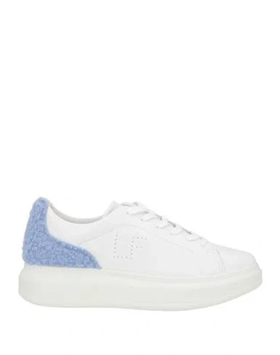 La Fille Des Fleurs Woman Sneakers White Size 7 Leather