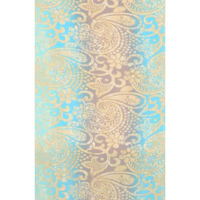 La Fiorentina Abstract Print Pareo In Blue