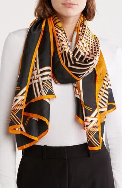 La Fiorentina Abstract Print Scarf