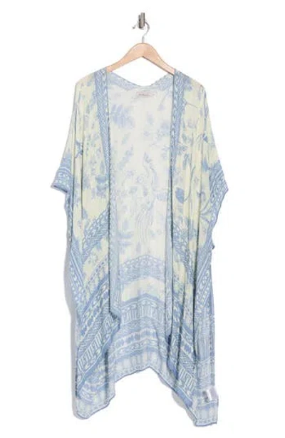 La Fiorentina Baroque Ruana In Blue