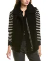 La Fiorentina Biker Vest In Black