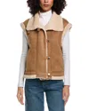 La Fiorentina Biker Vest In Brown