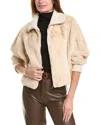 La Fiorentina Bomber Jacket In Beige