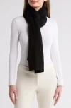 La Fiorentina Cashmere & Wool Blend Wrap In Black