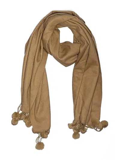 Pre-owned La Fiorentina Cashmere Scarf In Tan