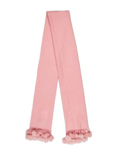 Pre-owned La Fiorentina Cashmere Scarf W/ Tags In Pink