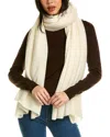 La Fiorentina Cashmere Travel Wrap In White