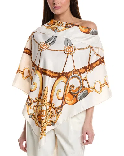 LA FIORENTINA LA FIORENTINA CHAIN PRINT PONCHO
