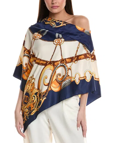 LA FIORENTINA LA FIORENTINA CHAIN PRINT PONCHO