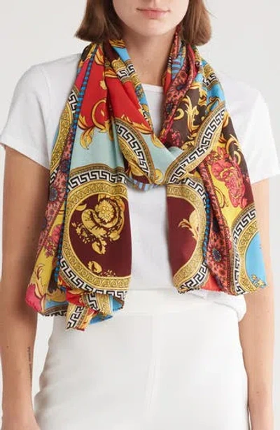 La Fiorentina Coin Wrap In Red/yellow/blue