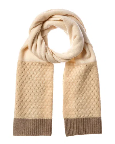 LA FIORENTINA COLORBLOCKED CASHMERE & WOOL-BLEND SCARF