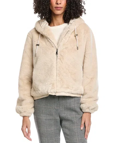 La Fiorentina Cropped Jacket In Neutral