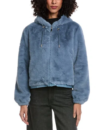 La Fiorentina Cropped Jacket In Blue