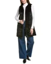 La Fiorentina Faux Fur Vest In Black