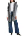 La Fiorentina Faux Fur Wrap In Gray
