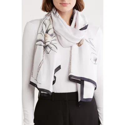 La Fiorentina Floral Print Scarf