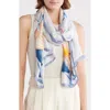 La Fiorentina Floral Print Scarf