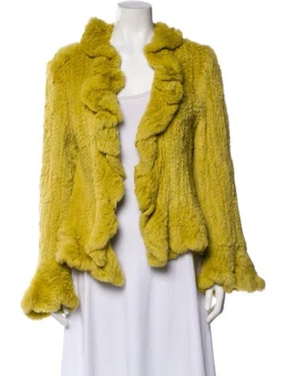 Pre-owned La Fiorentina Fur Jacket In Multi