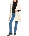 La Fiorentina Hooded Wrap In White