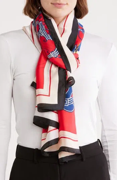 La Fiorentina Horse Print Scarf