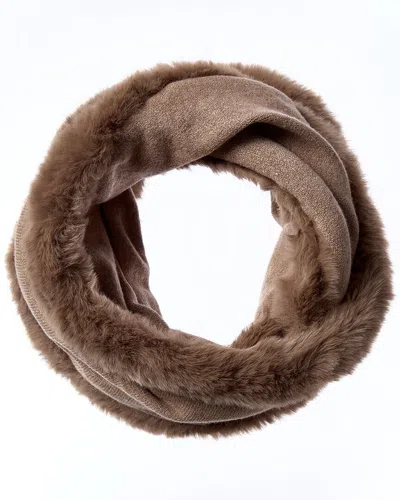 La Fiorentina Infinity Scarf In Brown