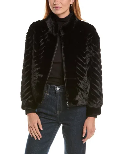 La Fiorentina Mink Jacket In Black