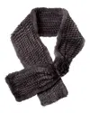 La Fiorentina Muffler Scarf In Gray