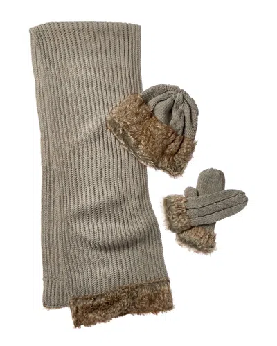 La Fiorentina Muffler Scarf In Neutral
