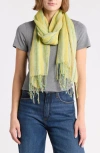 La Fiorentina Multicolored Stripe Scarf In Pink