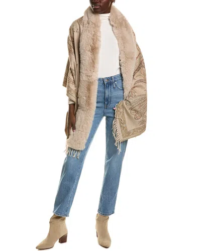 La Fiorentina Paisley Wrap In Brown