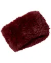 La Fiorentina Plush Headband In Red