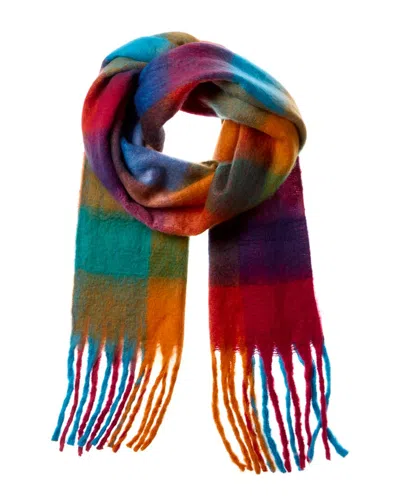 La Fiorentina Plush Scarf, Blue