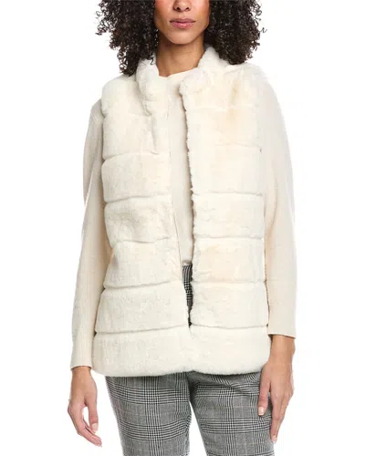 La Fiorentina Plush Vest In Neutral