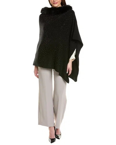 La Fiorentina Poncho In Black