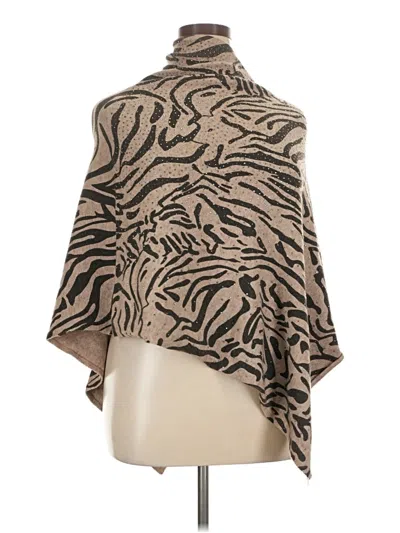 Pre-owned La Fiorentina Poncho In Brown