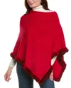 La Fiorentina Poncho In Red
