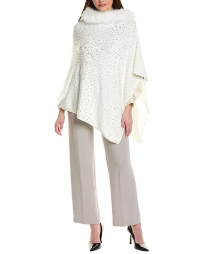 La Fiorentina Poncho In White