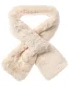 La Fiorentina Pull-through Scarf In Beige