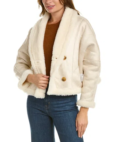 La Fiorentina Reversible Jacket In Neutral