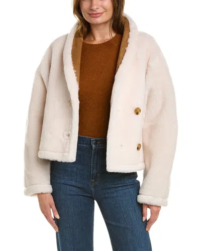 La Fiorentina Reversible Jacket In Brown