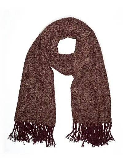 Pre-owned La Fiorentina Scarf In Burgundy