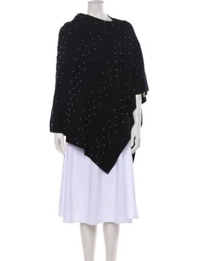 Pre-owned La Fiorentina Shawl In Black