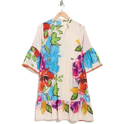 La Fiorentina Short Swing Dress In Multi