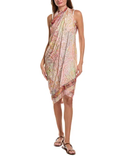 La Fiorentina Silk-blend Pareo In Pink