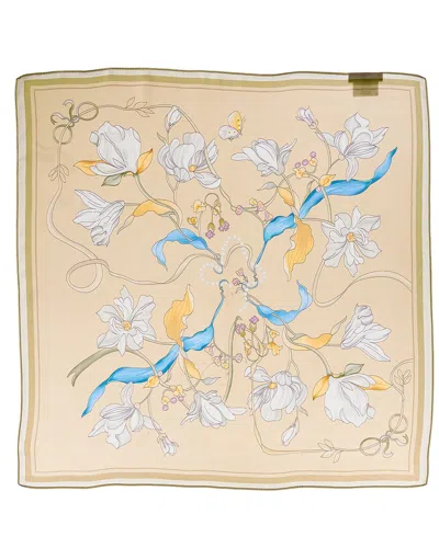 La Fiorentina Silk Scarf In Yellow