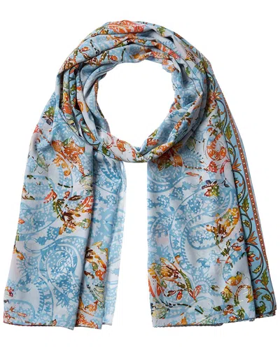 LA FIORENTINA LA FIORENTINA SILK-BLEND PRINTED SCARF